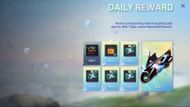 प्रतिदिन रिवार्ड्स मिलेंगे (Image via Garena)